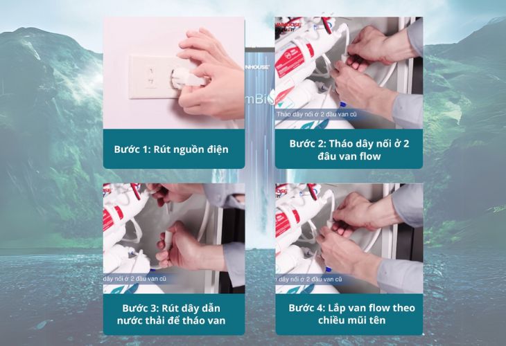 Cách thay van flow tại nhà Cách thay van flow tại nhà