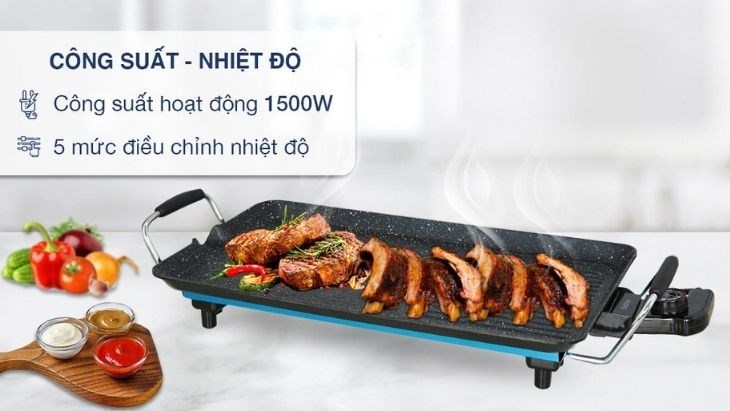 Bếp nướng điện Delites AD-G48 1500W - công suất danh giap chi tiet bep nuong dien delites ad g48 1500 w 4 730x411 1